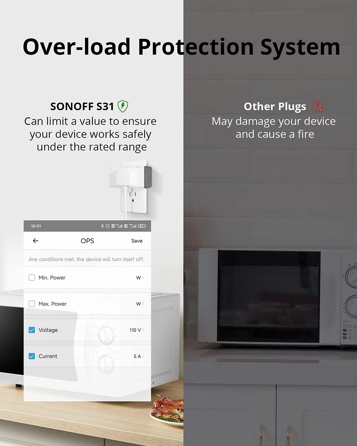 S31 15A Wifi Smart Plug with Energy Monitoring, App&Voice Control,Etl Certified,Works with Alexa Google Home Assistant ,Smart Outlet 1-Pack