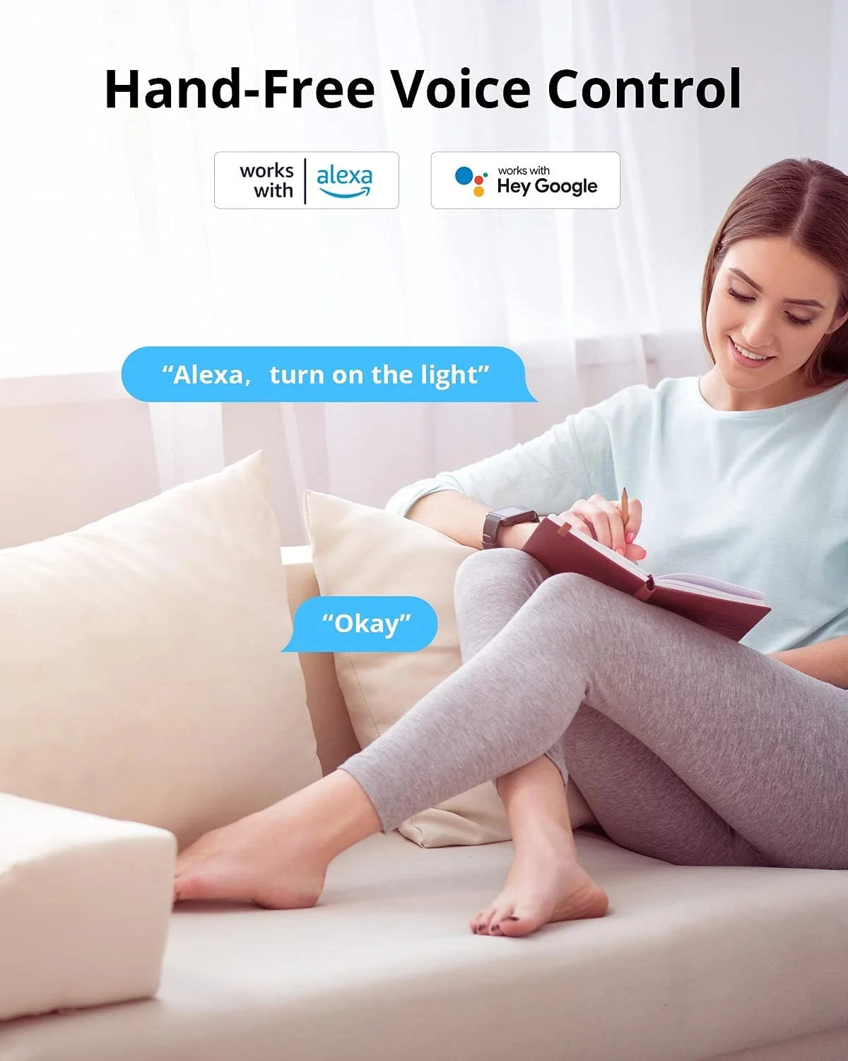 S31 15A Wifi Smart Plug with Energy Monitoring, App&Voice Control,Etl Certified,Works with Alexa Google Home Assistant ,Smart Outlet 1-Pack