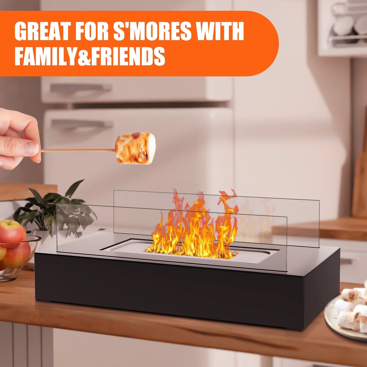 Mini Tabletop Fire Pit – Indoor & Outdoor Use