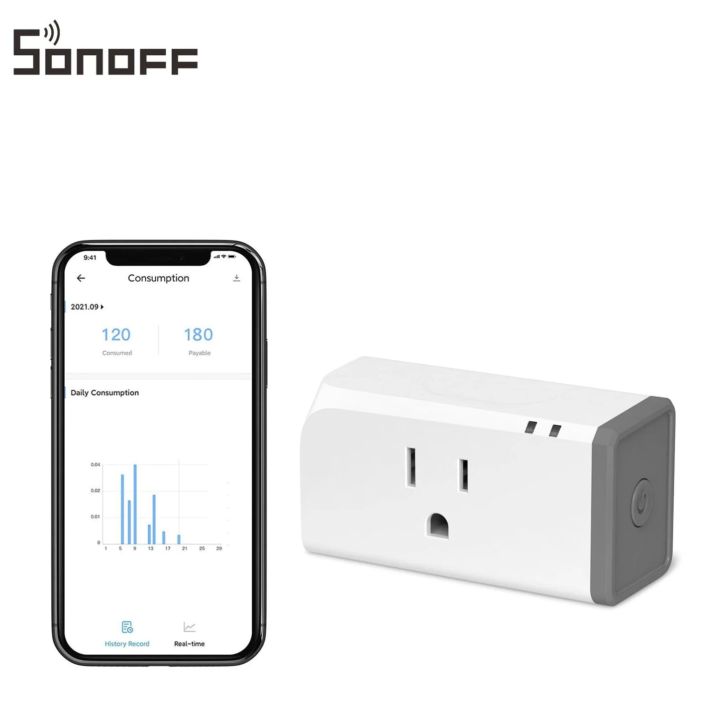 S31 15A Wifi Smart Plug with Energy Monitoring, App&Voice Control,Etl Certified,Works with Alexa Google Home Assistant ,Smart Outlet 1-Pack