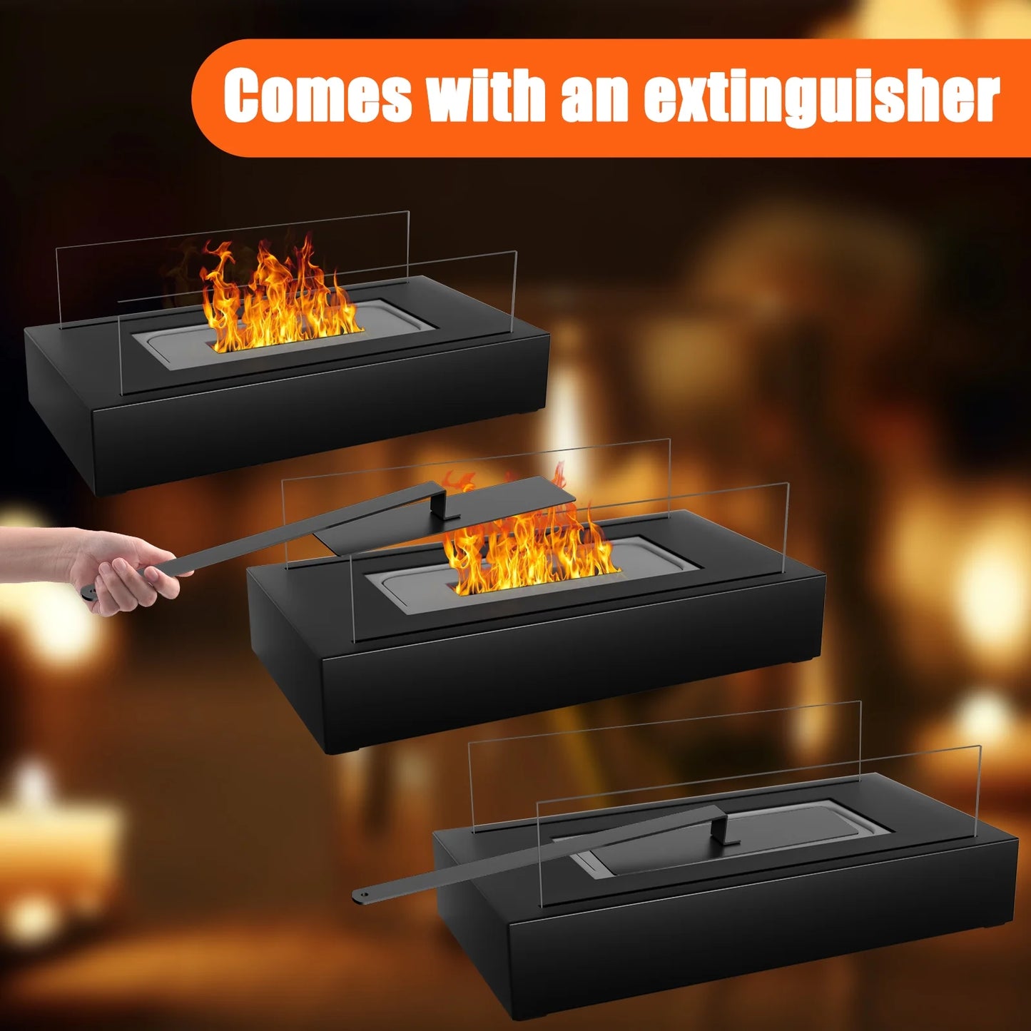 Mini Tabletop Fire Pit – Indoor & Outdoor Use