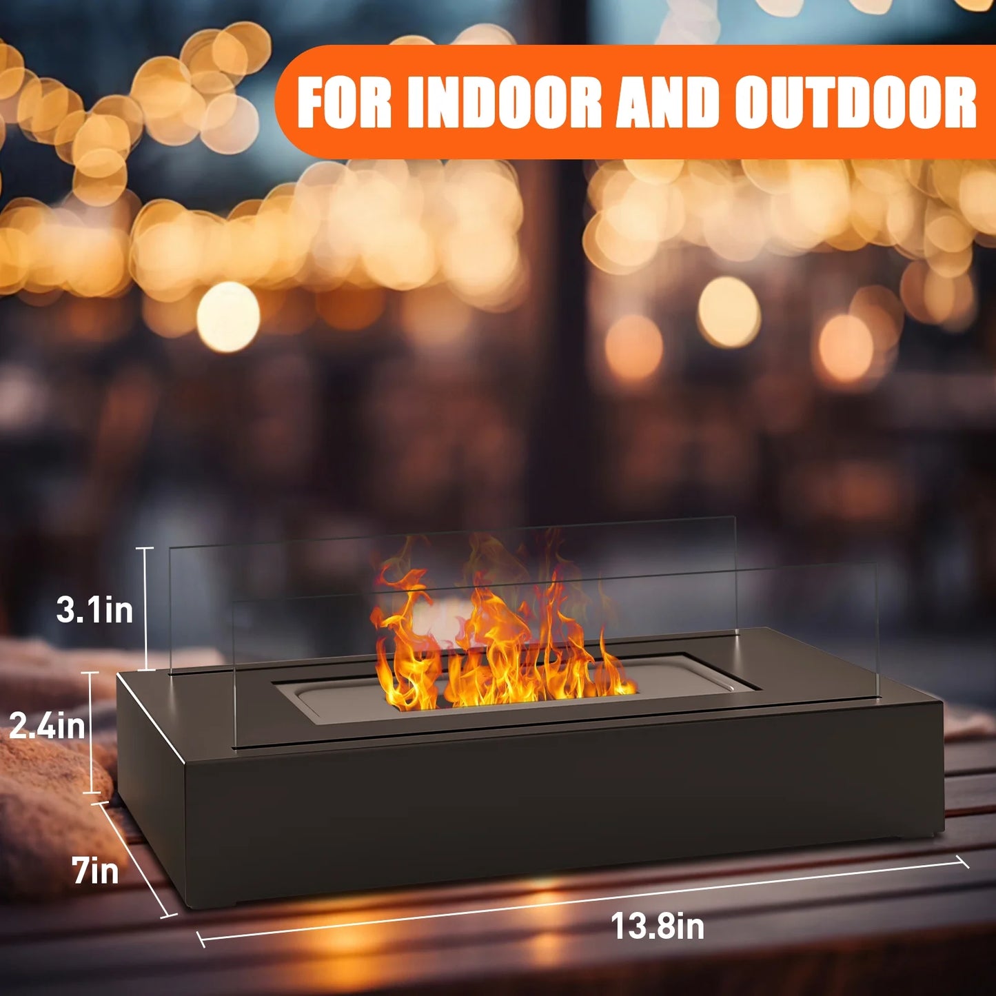 Mini Tabletop Fire Pit – Indoor & Outdoor Use