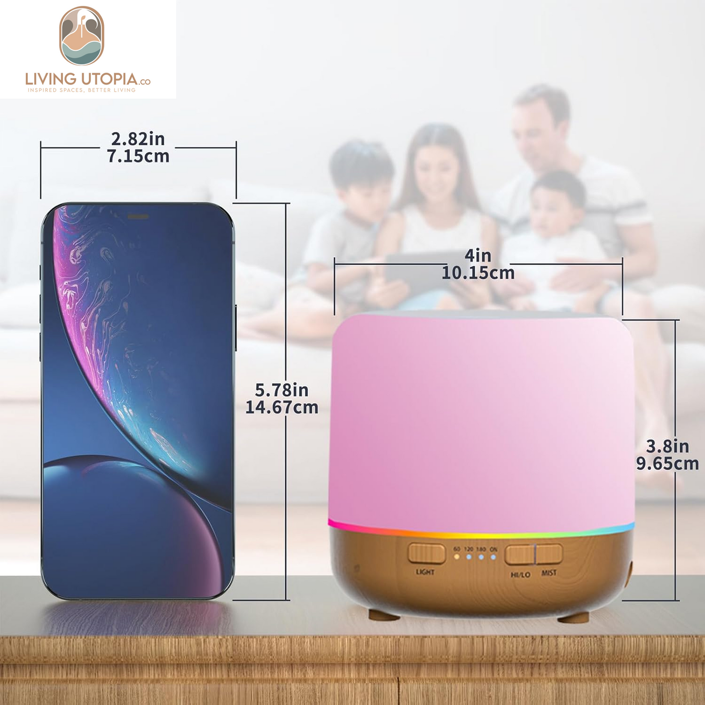 Small Cute Diffusers 200Ml Colorful Essential Oil Diffuser with Adjustable Mist Mode,Auto off Aroma Diffuser for Bedroom/Office/Home (200 ML 1 Pack Yellow)