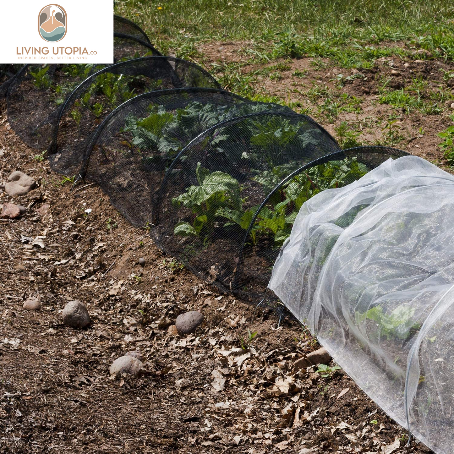 Black Outdoor Insect Netting (9.84 x 32.81 ft)
