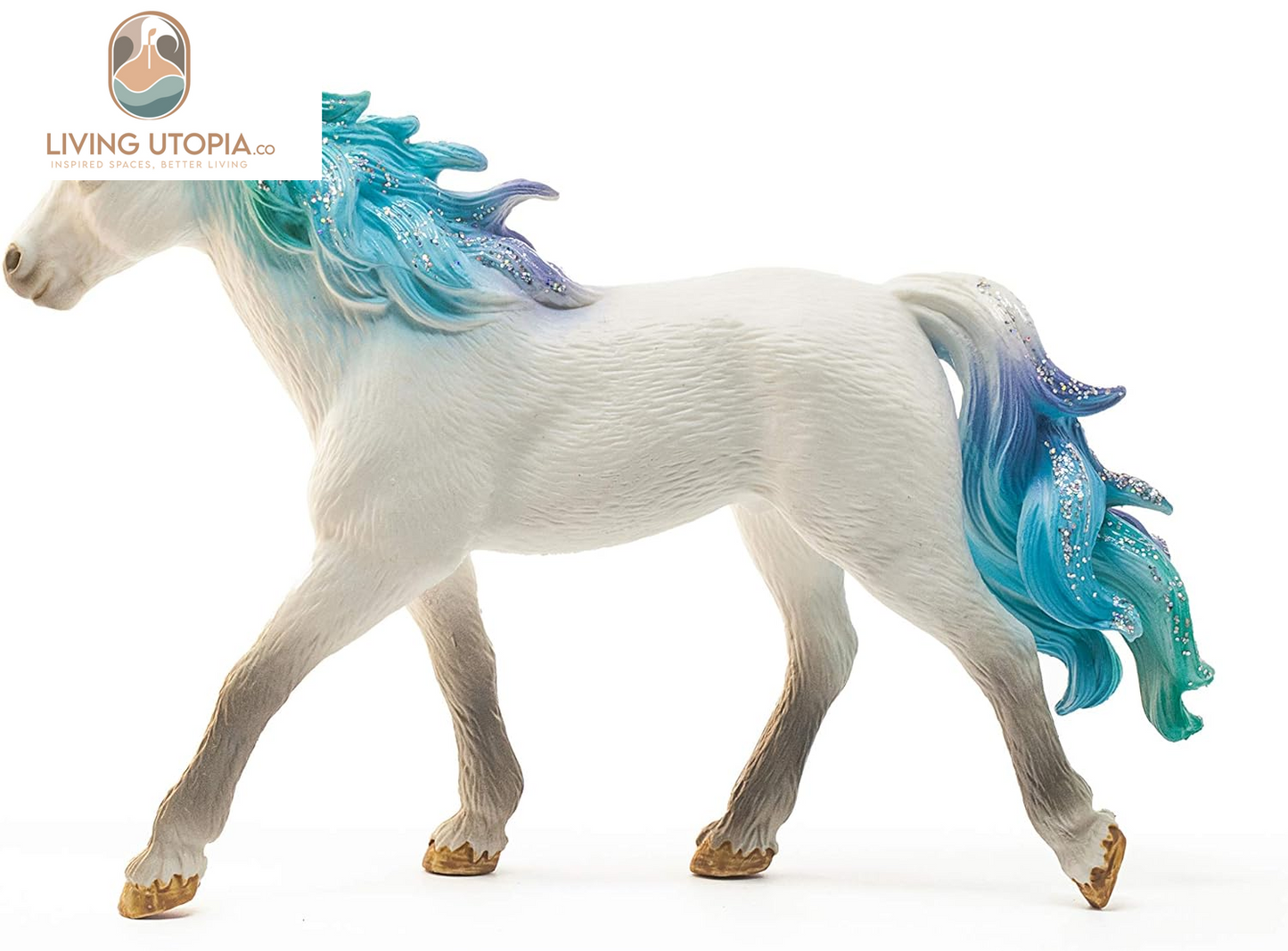Bayala, Unicorn Toys for Girls and Boys, Sea Unicorn Stallion with Gems, Blue and Purple, Ages 5+