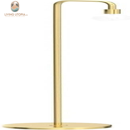 67068 Holden 70" Floor Lamp, Matte Brass, In-Line On/Off Foot Switch