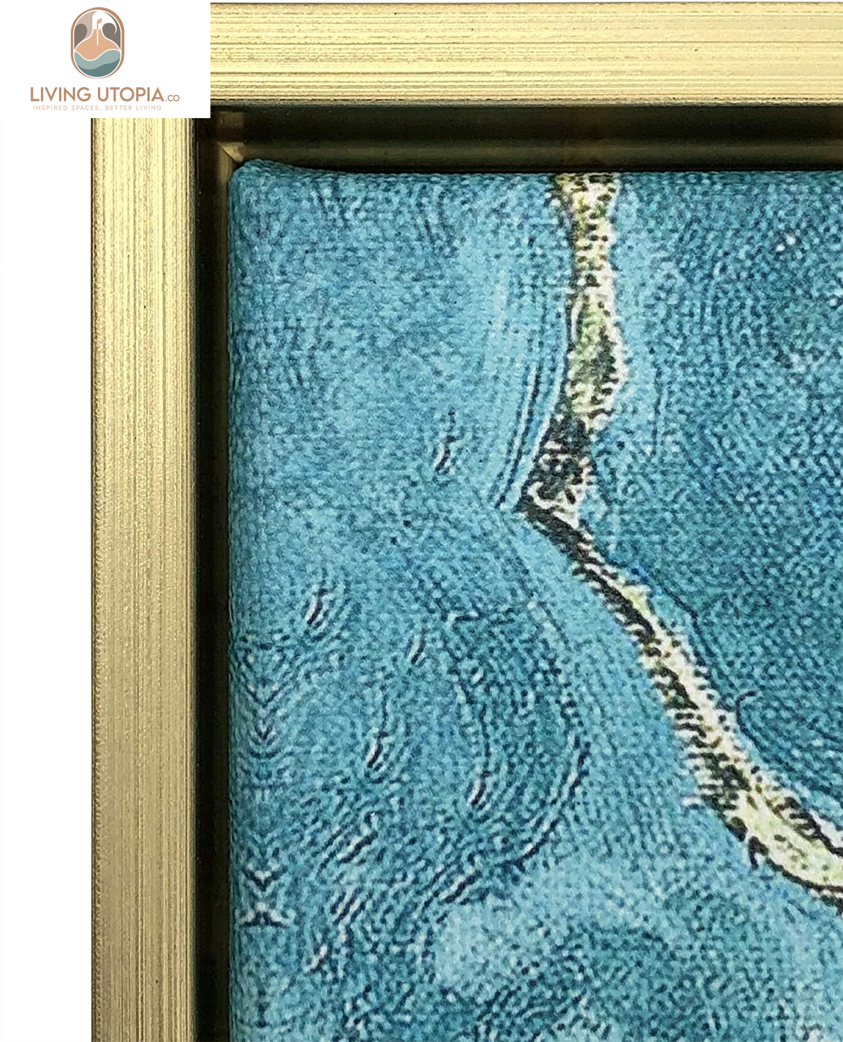 Framed Wall Art Giclee Canvas Prints of Almond Blossom by Vincent Van Gogh Paintings Reproduction Abstract Artwork for Wall Decor