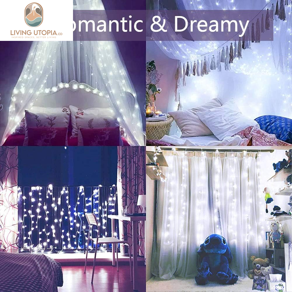 Fairy Lights,2-Pack Battery Operated Waterproof Cool White 50 LED Fairy String Lights,16.4Ft Silver Wire Light with Remote Control for Christmas Parties,Garden and Home Decoration