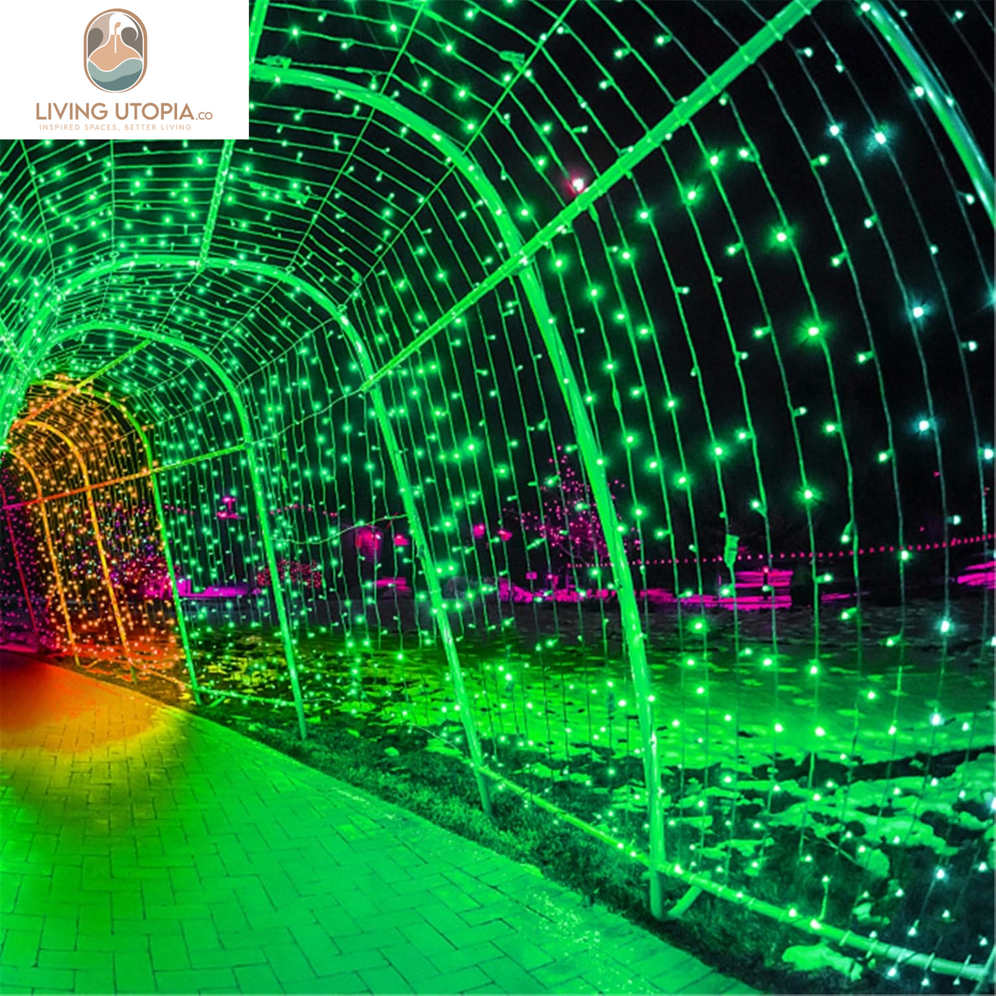 Green Battery Operated String Lights, St. Patrick'S Day Decoration, 16Ft Waterproof Tree Lights with 8 Lighting Modes, Outdoor Patio Garden Party Wedding Christmas