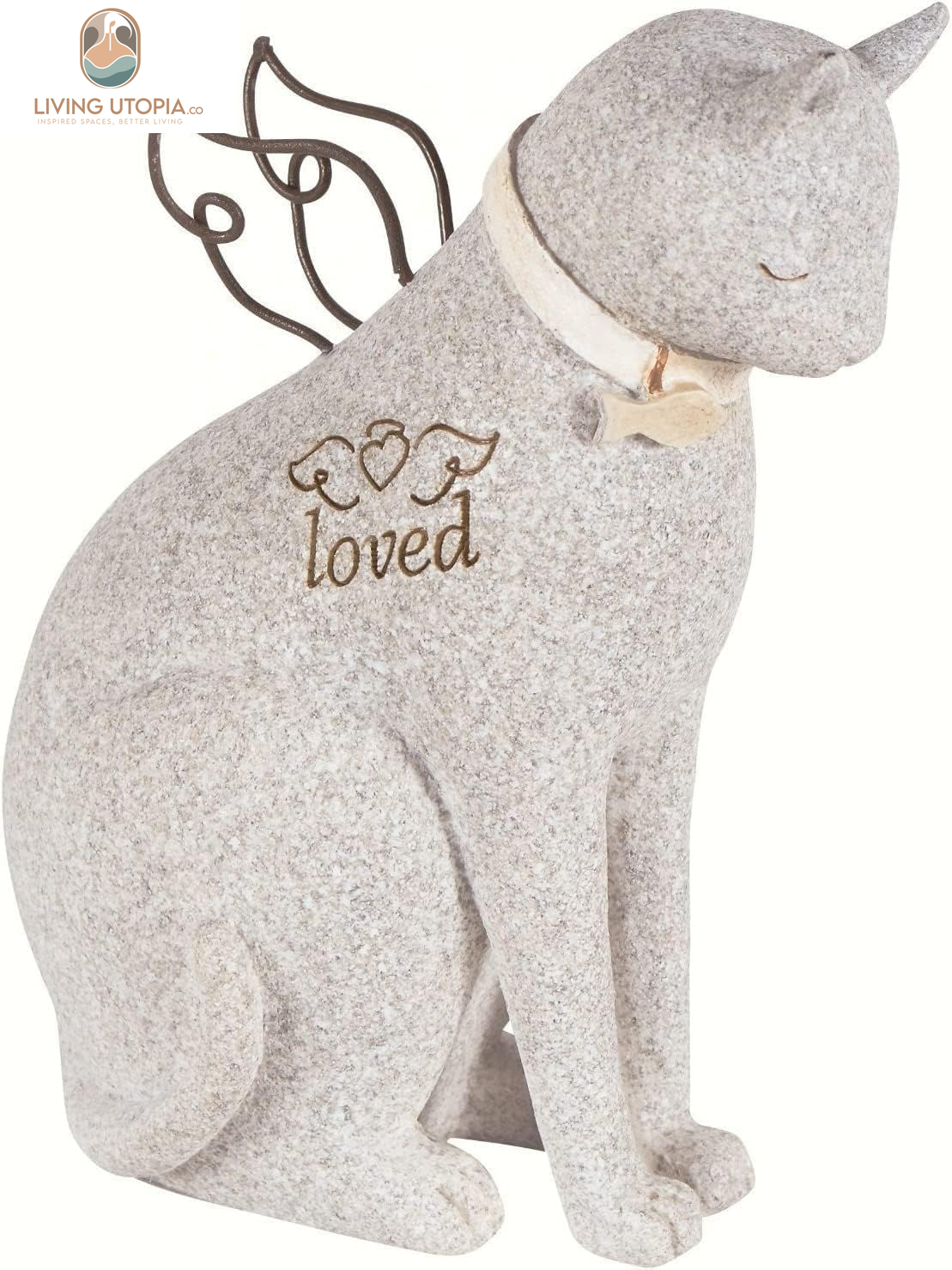 14212 Cat Figurine, Grey
