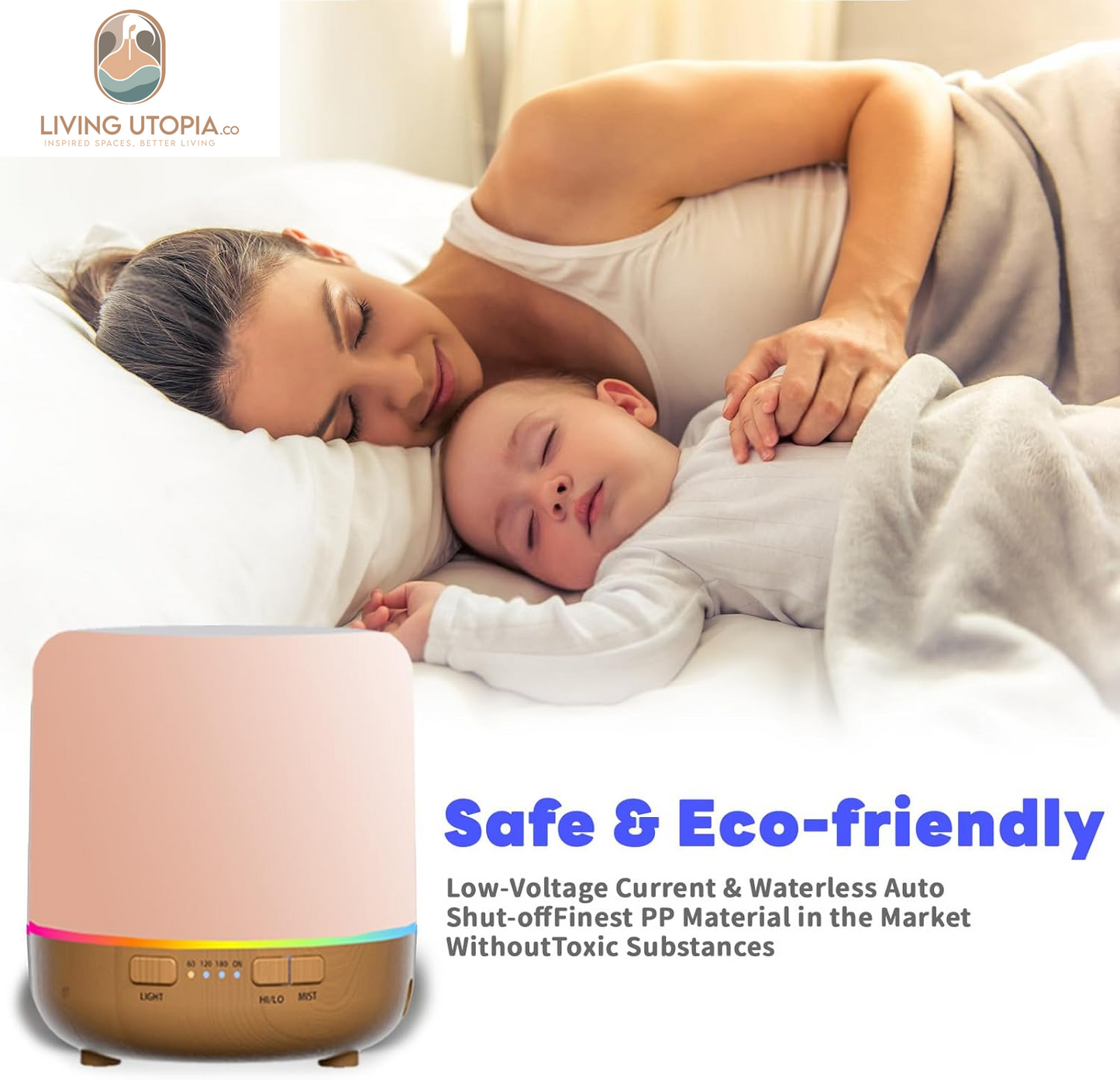 Small Cute Diffusers 200Ml Colorful Essential Oil Diffuser with Adjustable Mist Mode,Auto off Aroma Diffuser for Bedroom/Office/Home (200 ML 1 Pack Yellow)