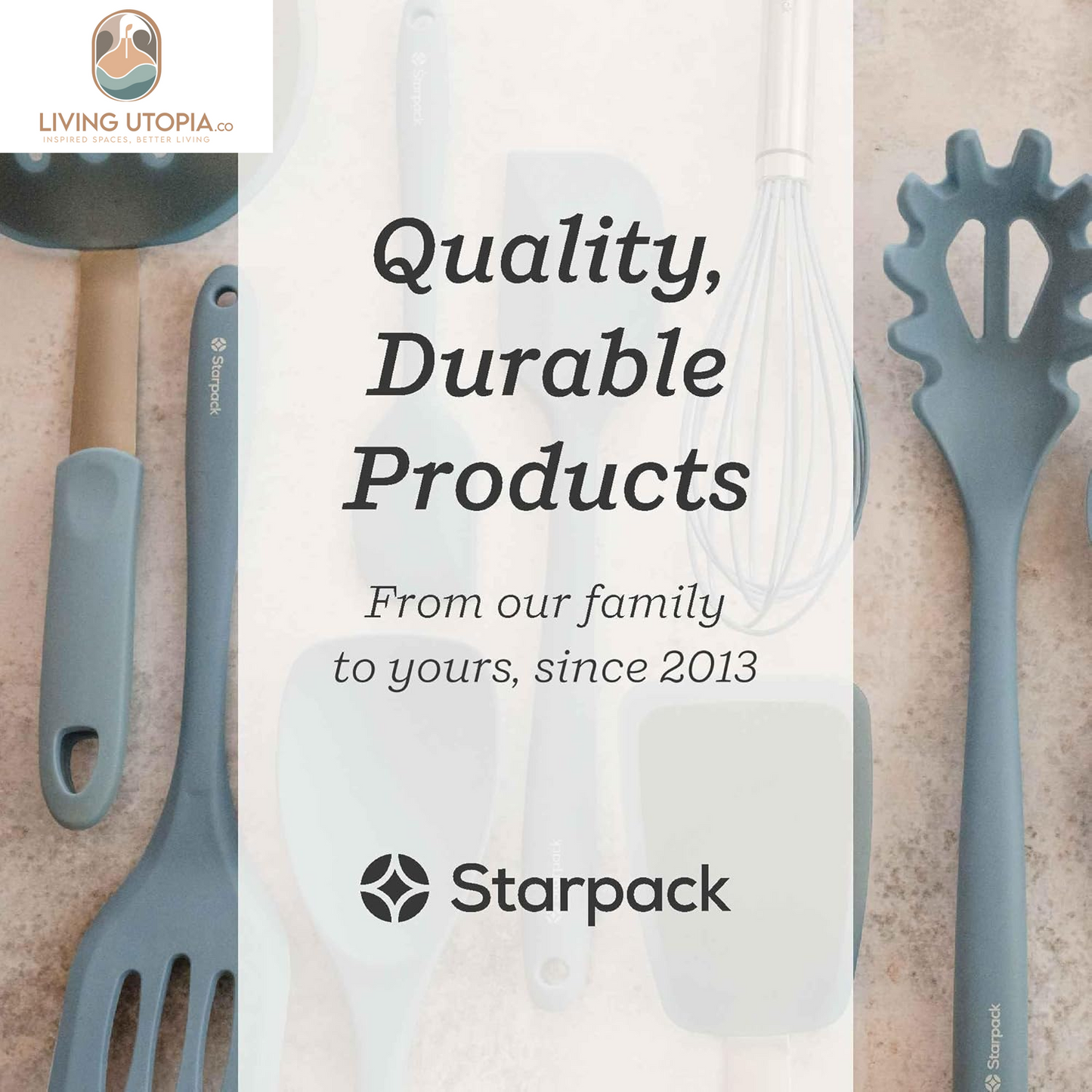 Starpack 'Head Turner' Premium Silicone Turner Spatula, Slotted Spatula - Up-To 600°F High Heat Resistant Silicone Slotted Spatulas for Cooking, LFGB Grade Non Stick Rubber Turner Spatula