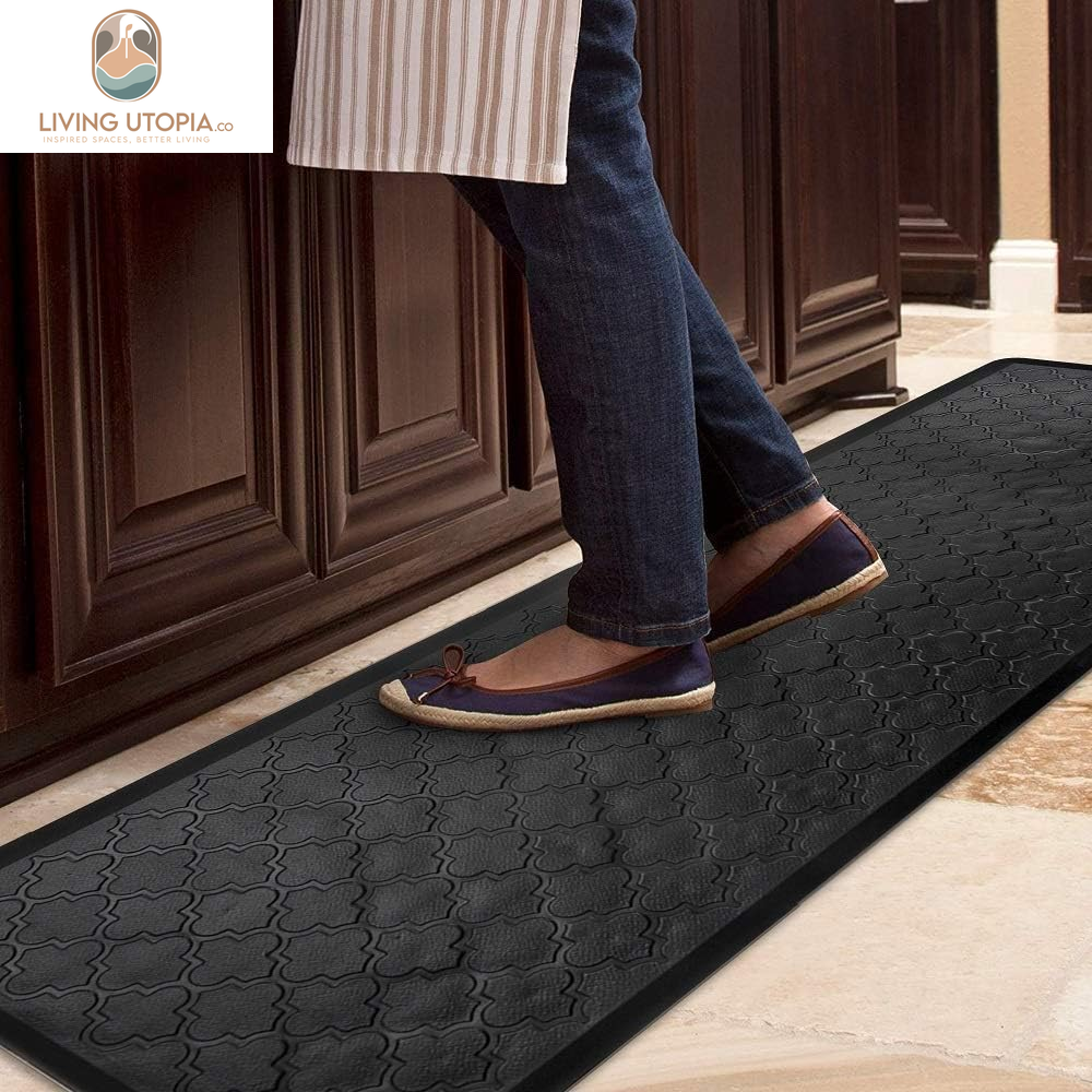 Kitchen Mat Cushioned anti Fatigue Kitchen Floor Mat Runner 20"X60" Non Slip Kitchen Mats for Floor Waterproof Kitchen Rugs and Mats Comfort Mat for Standing Desk,Sink,Laundry