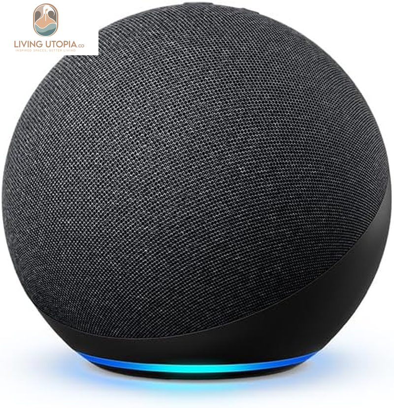 Echo (Newest Model), Alexa Speaker with Premium Sound, Ideal for Large Bedrooms, Living Rooms and Kitchens, Charcoal