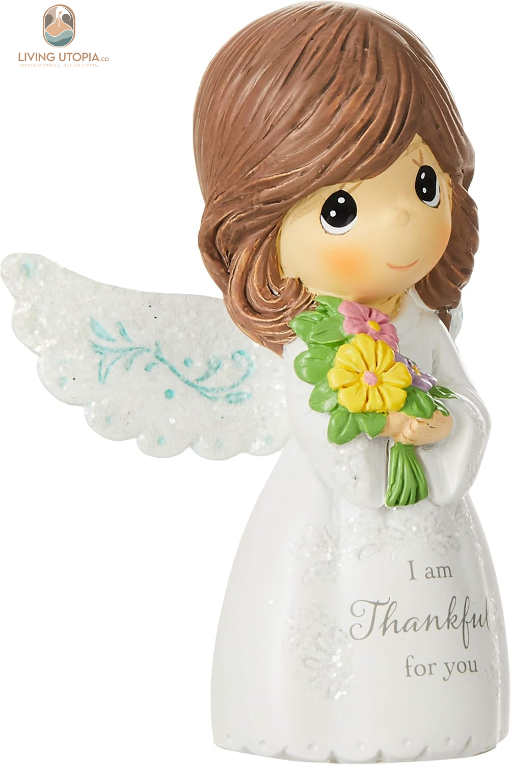 162404 I Am Thankful for You, Mini Resin Figurine
