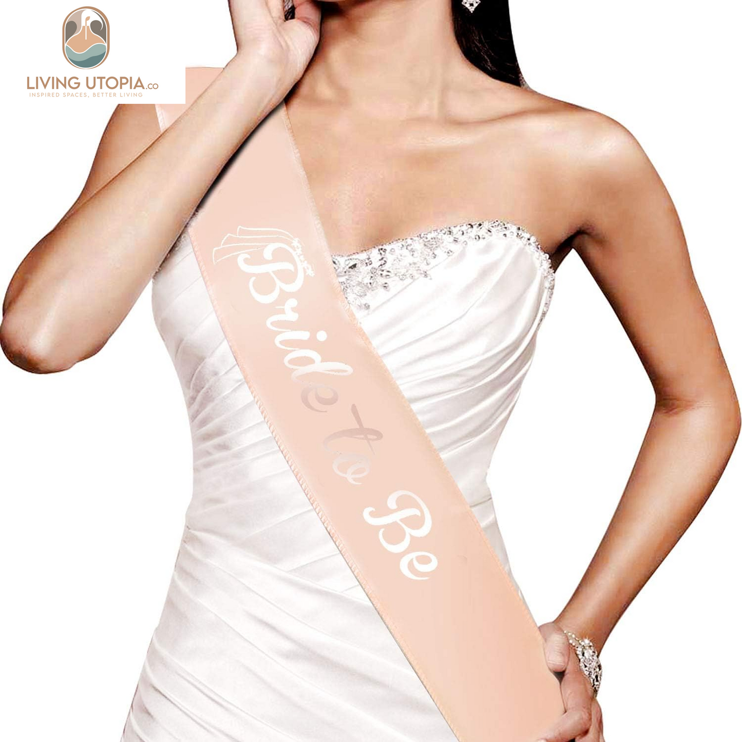 Rose Gold Bride to Be Sash, Hen Party Sash, Hen Do Sash for Bride, Hen Party Accessories, Hen Do Night Accessories, Hen Party Decoration
