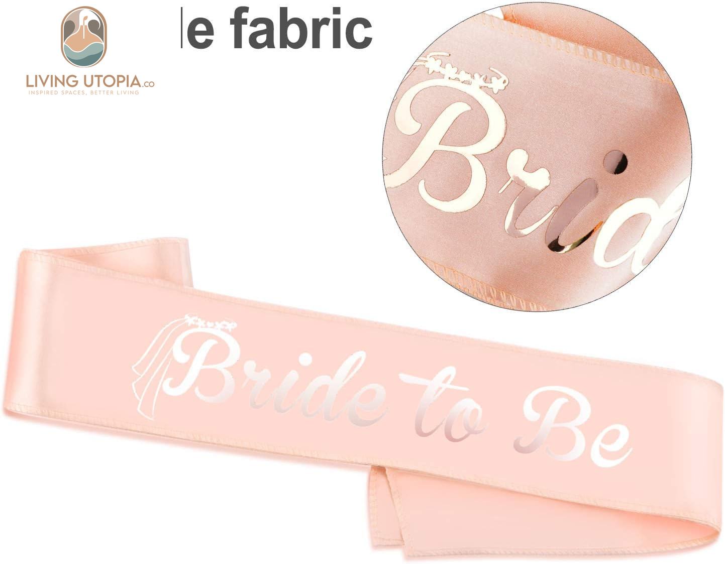 Rose Gold Bride to Be Sash, Hen Party Sash, Hen Do Sash for Bride, Hen Party Accessories, Hen Do Night Accessories, Hen Party Decoration