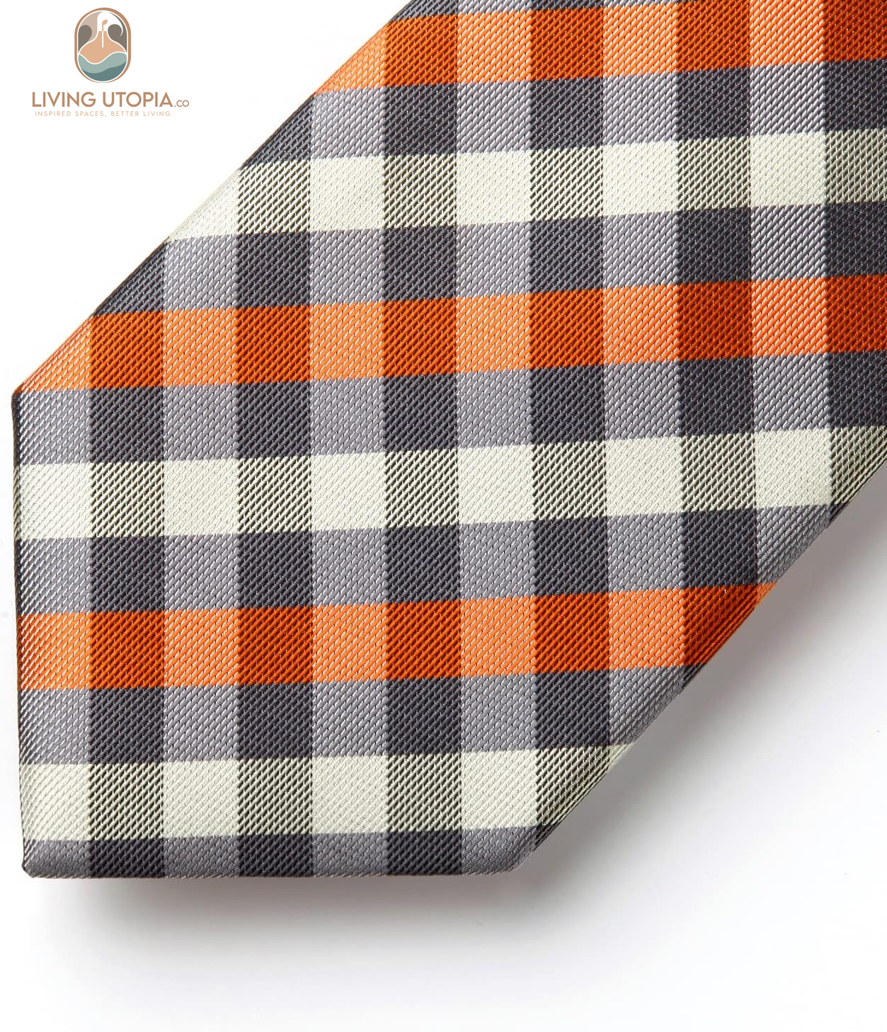 Plaid Checkered Tie Handkerchief Woven Classic Formal Men'S Necktie & Pocket Square Set