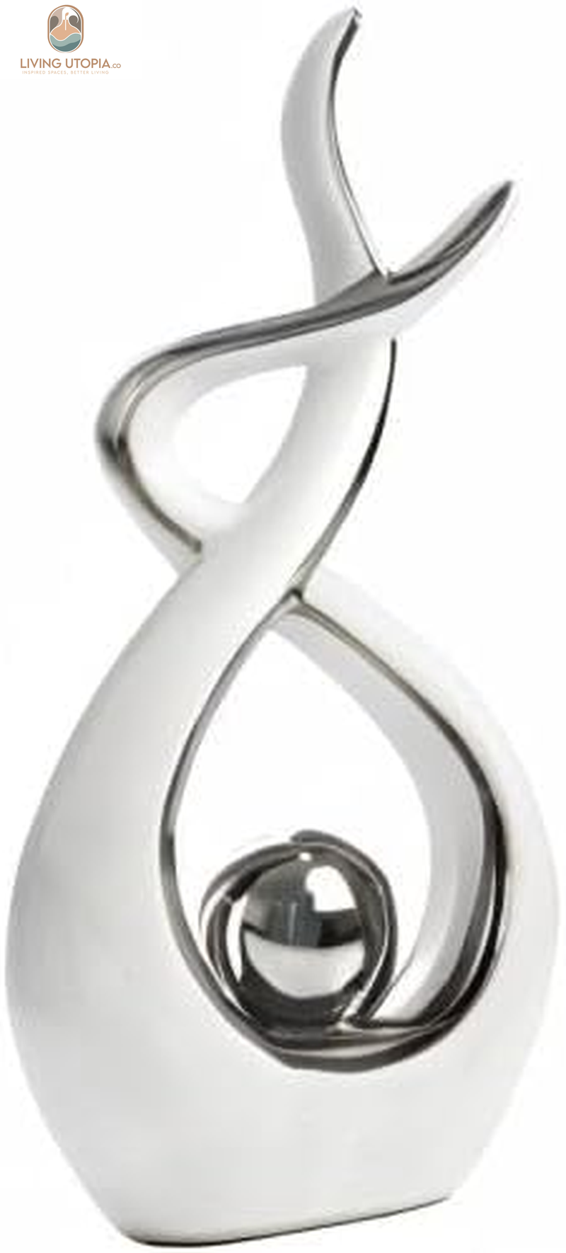 Home Decor Modern Abstract Art Ceramic Statue Table Decorations for Dining Room Living Room Office Centerpiece