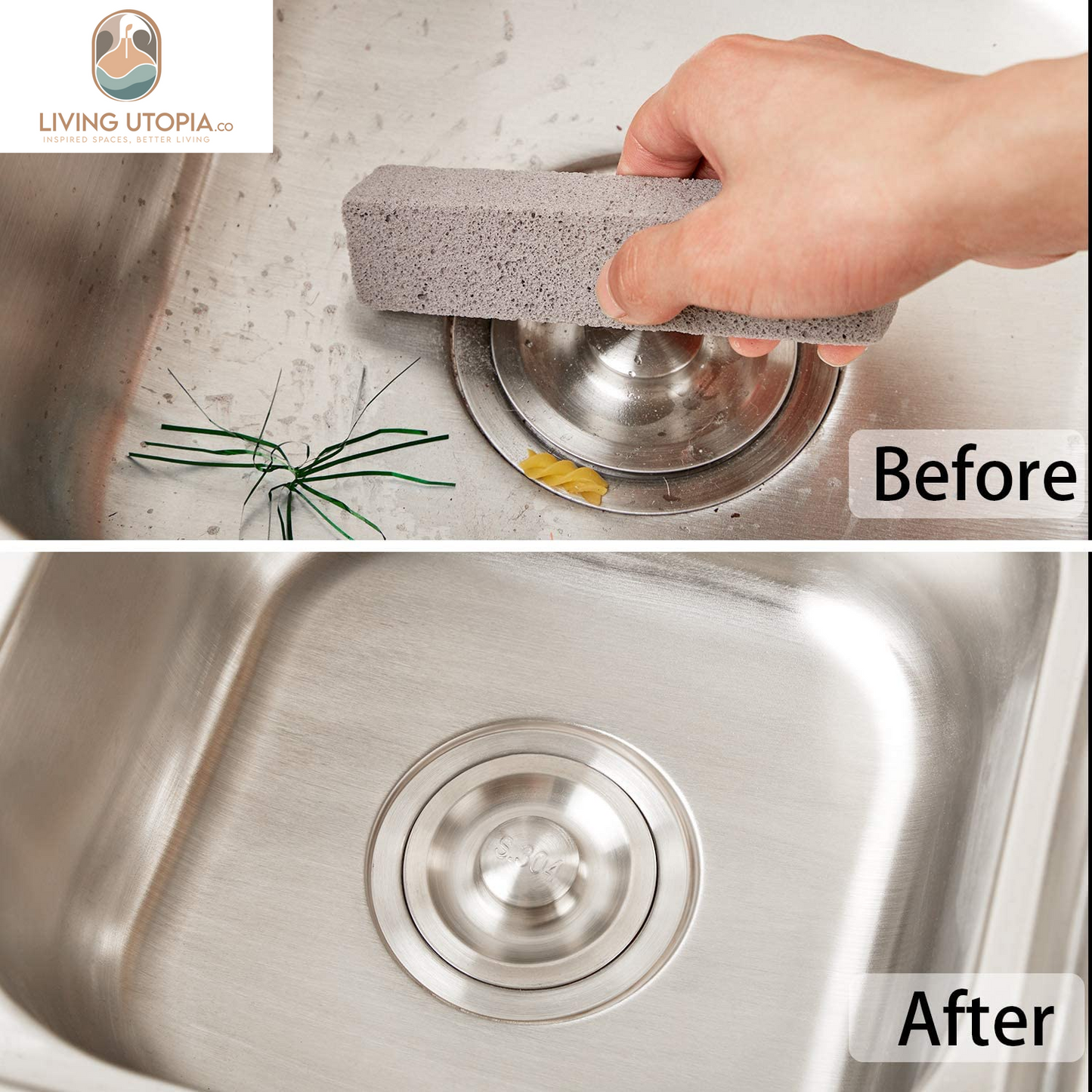 24 Packs Pumice Stick for Cheaning, Pumice Scouring Stone Pad Removing Stain Grime without Leaving Scratches for Kitchen Oven Stove Home Bathroom Toilet Pool House Cleaning Supplies