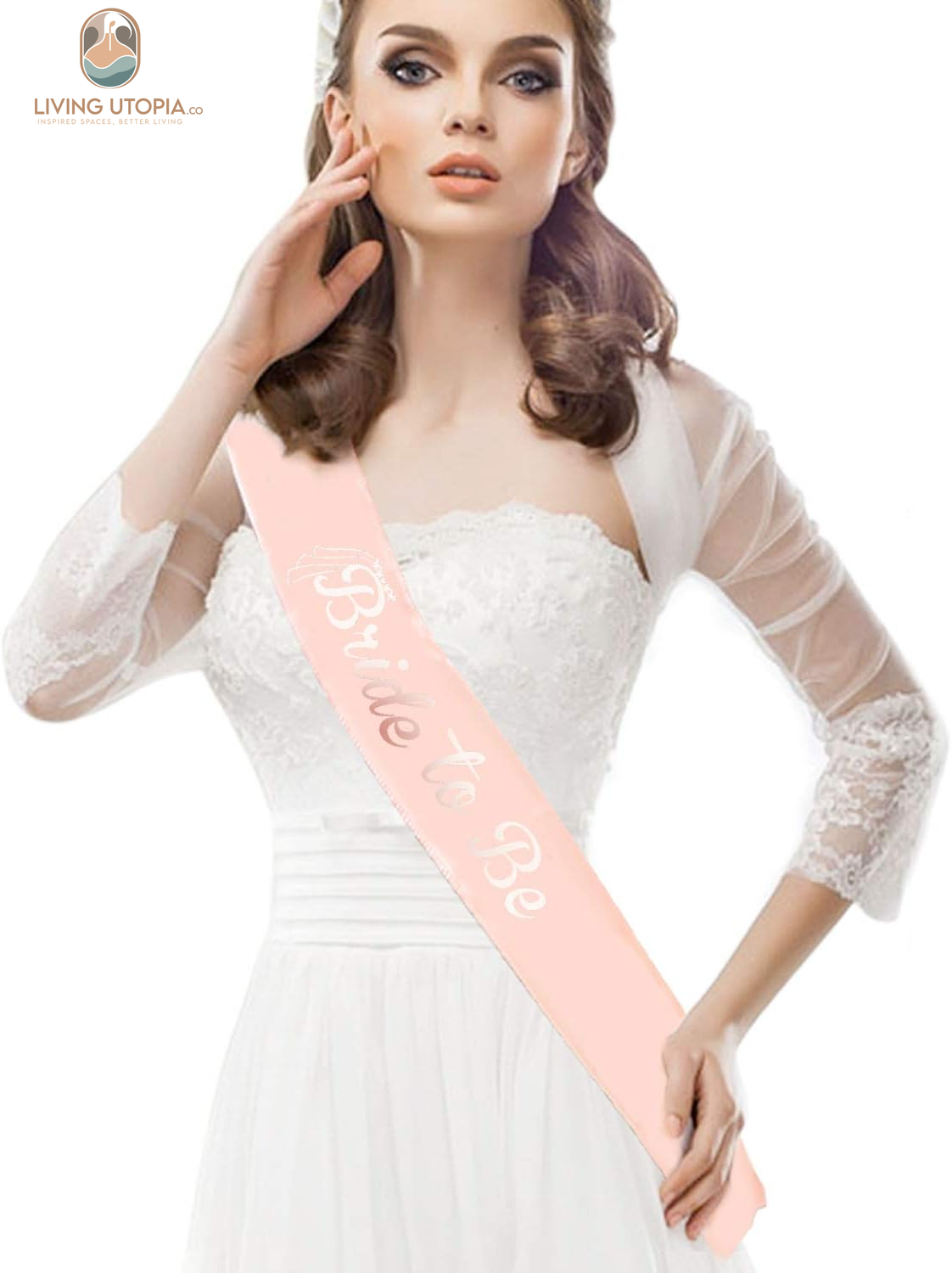 Rose Gold Bride to Be Sash, Hen Party Sash, Hen Do Sash for Bride, Hen Party Accessories, Hen Do Night Accessories, Hen Party Decoration