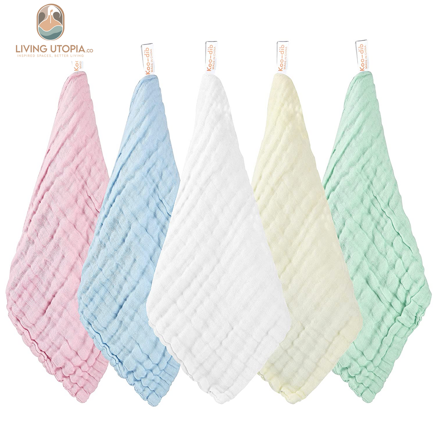 Baby Muslin Washcloths Baby Wipes Soft Newborn Essentials Baby Towels and Washcloths for Face Towel for Sensitive Skin Baby Wash Cloths 10 Pack 10X10 Inches Baby Register Shower Gift