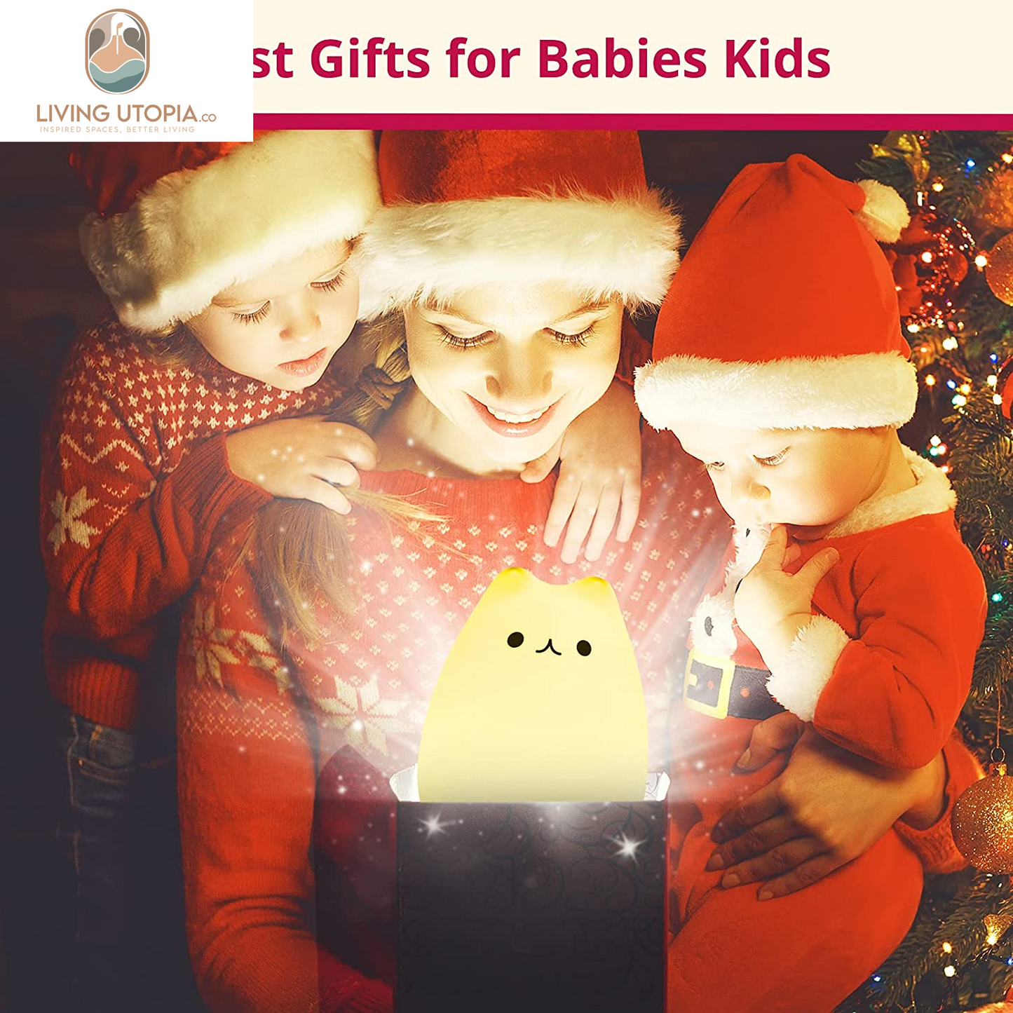 Cat Lamp, Gifts for 3 4 5 Year Old Girls,Graduation Gifts for Teen Girls,Kids Night Light for Bedroom,Kawaii Kitty Baby Nursery Lamp with Remote Control.