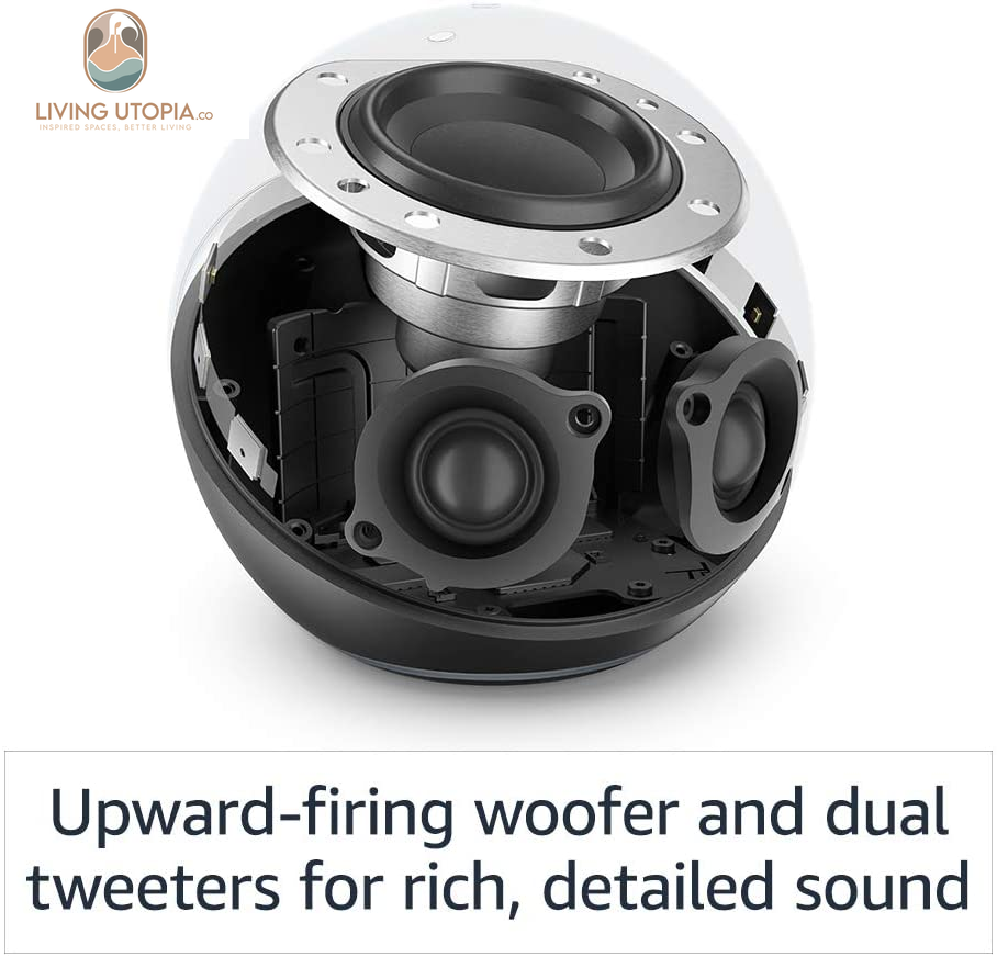 Echo (Newest Model), Alexa Speaker with Premium Sound, Ideal for Large Bedrooms, Living Rooms and Kitchens, Charcoal