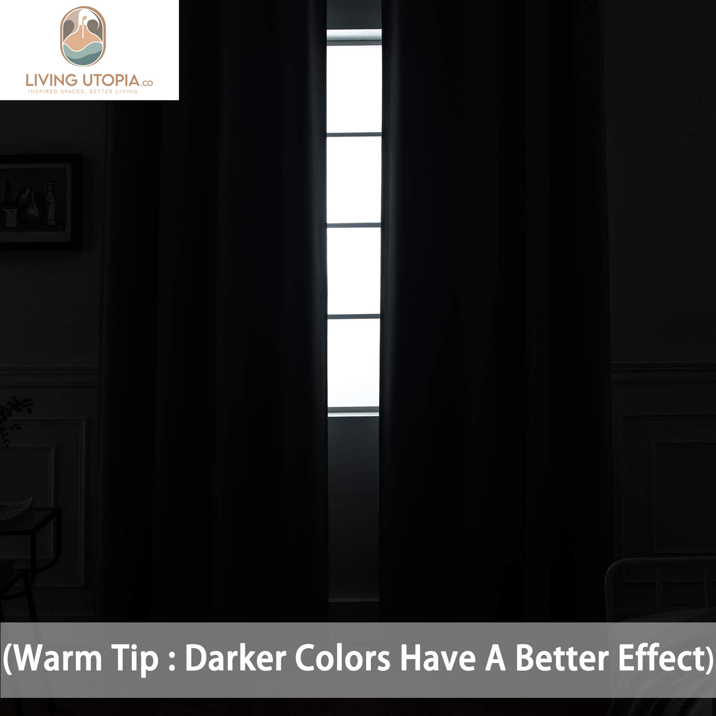 Dark Green Blackout Curtains for Bedroom, Room Darkening Thermal Insulated Grommet Window Curtains, Light Blocking Blackout Drapes for Living Room,52Wx84L Inch,2 Panels