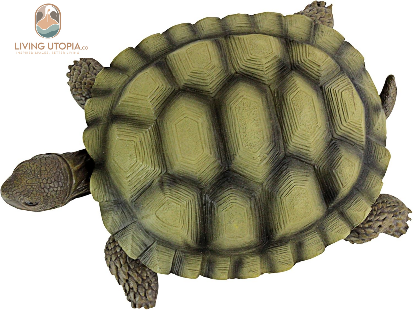 QM1887611 Gilbert the Box Turtle Garden Decor Animal Statue, 9 Inch, Full Color