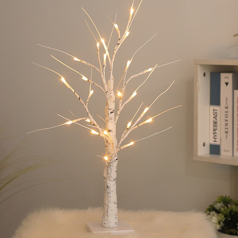 Lighted Birch Tree Set - 2 Pack