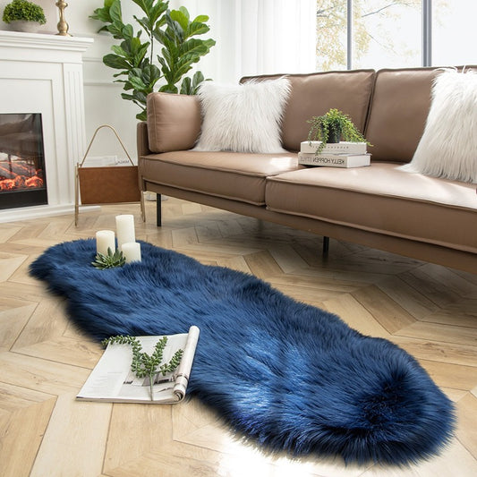 Faux Sheepskin Fur Area Rug