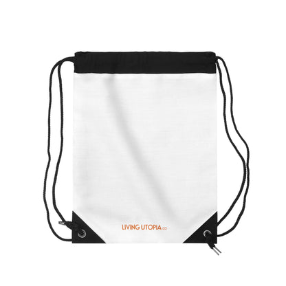 Living Utopia Drawstring Bag