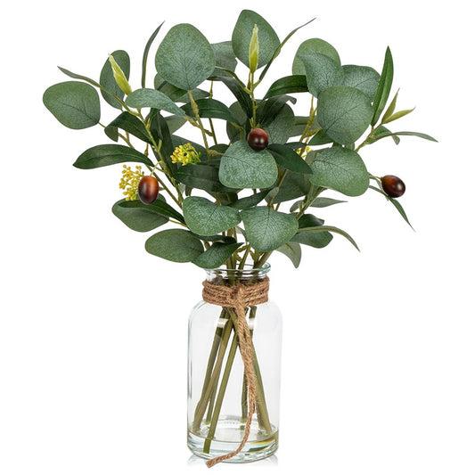 Artificial Olive Leaves Plant