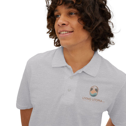 Living Utopia Men's Piqué Polo