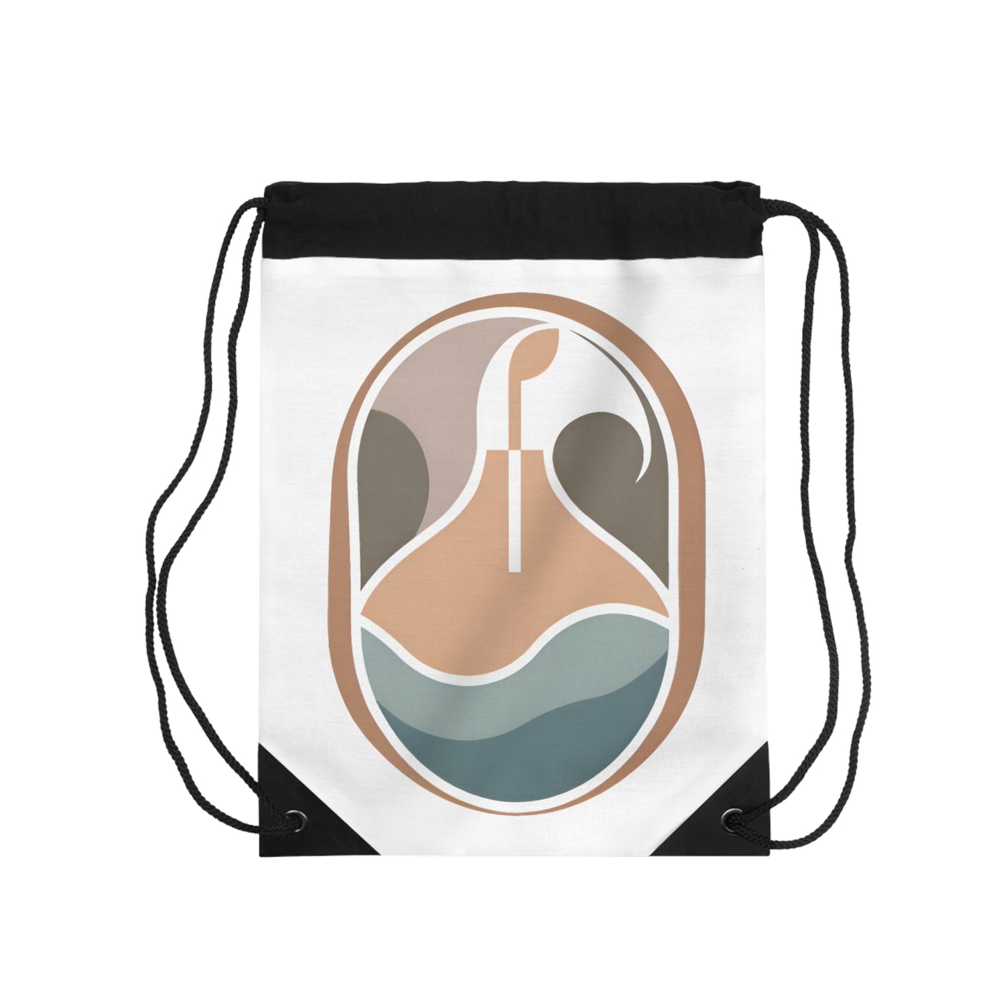 Living Utopia Drawstring Bag