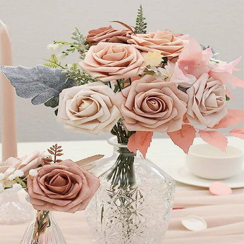 Artificial Foam Roses Decor