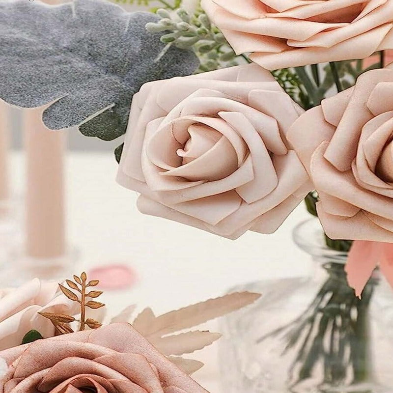 Artificial Foam Roses Decor