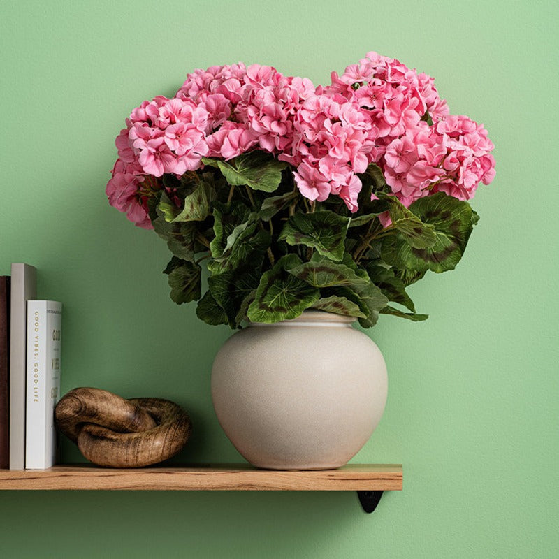 Artificial Geranium Bush