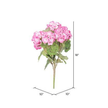 Light Pink Geranium Bushes