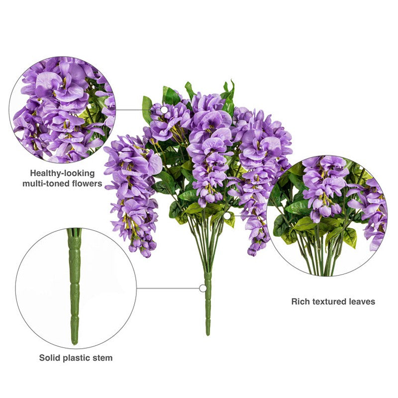 Lavender Wisteria Bushes Plant - 3 Piece