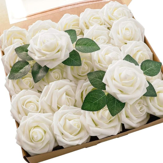 Ivory Foam Roses Arrangement