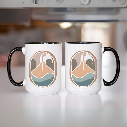 Living Utopia Accent Coffee Mug