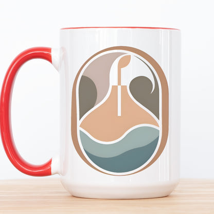 Living Utopia Accent Coffee Mug