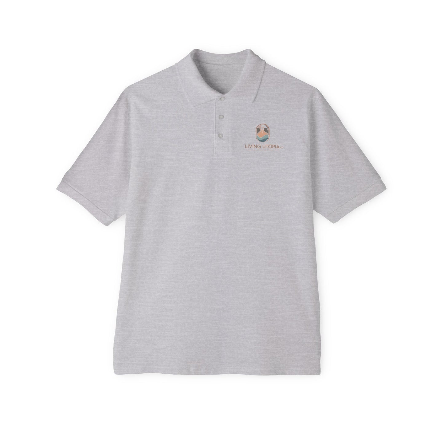 Living Utopia Men's Piqué Polo