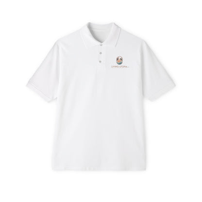 Living Utopia Men's Piqué Polo