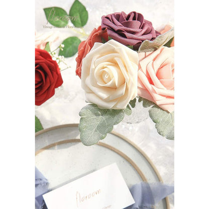 Champagne Foam Roses Arrangement