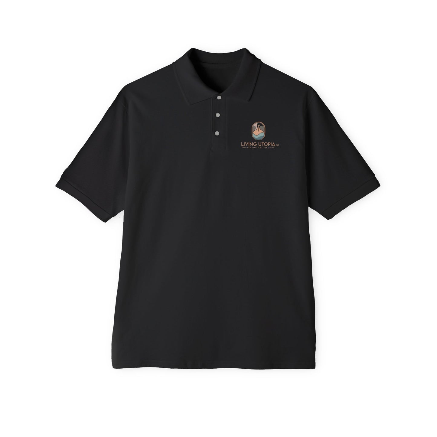 Living Utopia Men's Piqué Polo