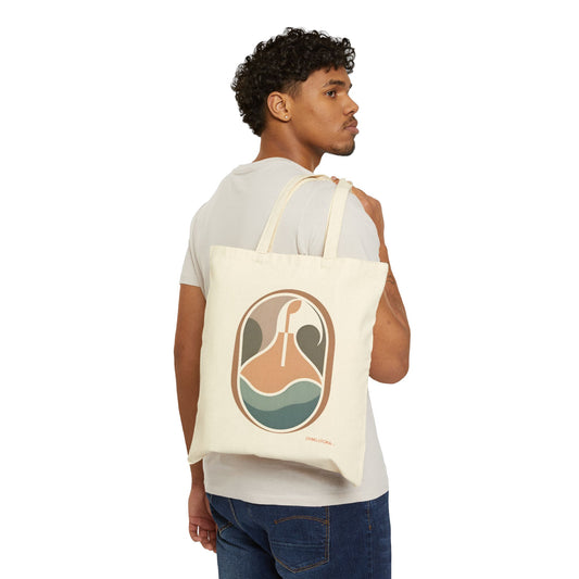 Living Utopia Cotton Canvas Tote Bag