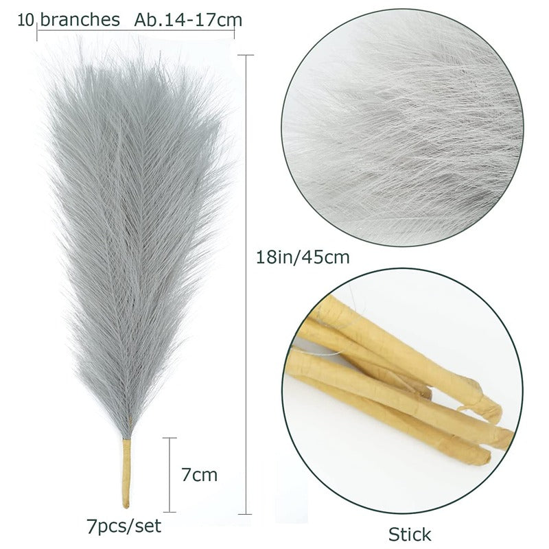 Grey Tall Pampas Grass